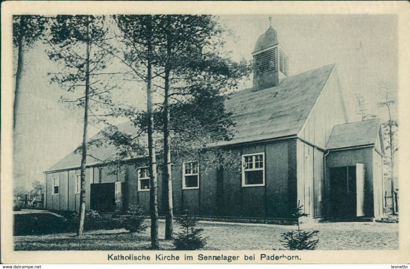 AK Sennelager Senne, Katholische Kirche, O 1916 (28075) - Andere & Zonder Classificatie