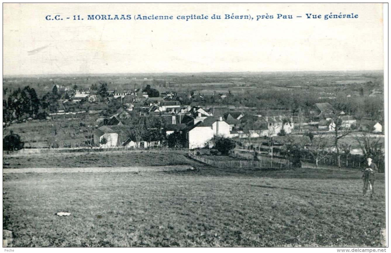 N°60534 -cpa Morlaas -vue Générale- - Morlaas