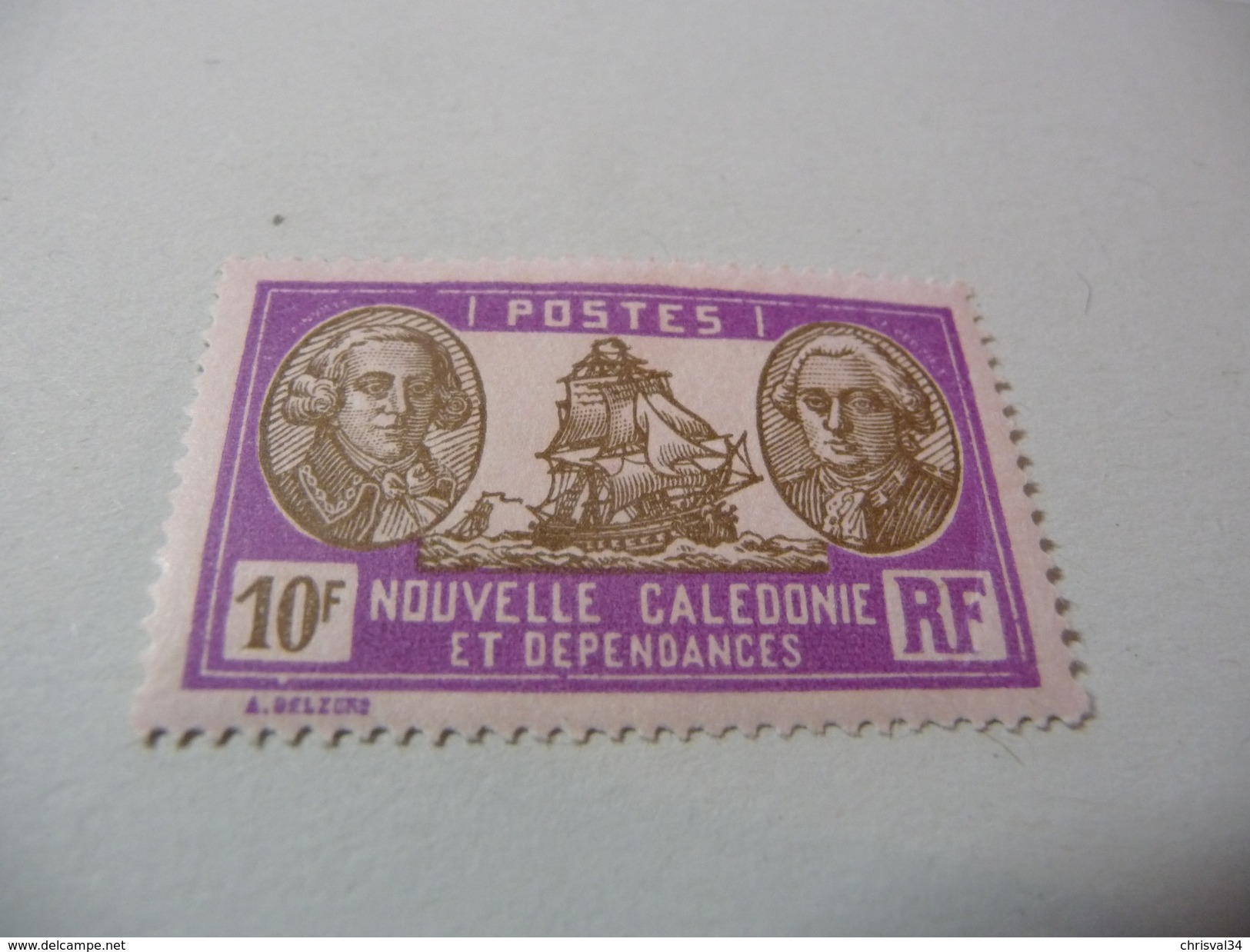 TIMBRE  NOUVELLE-CALEDONIE     N  160   COTE   1,50  EUROS    NEUF  TRACE  CHARNIERE - Unused Stamps