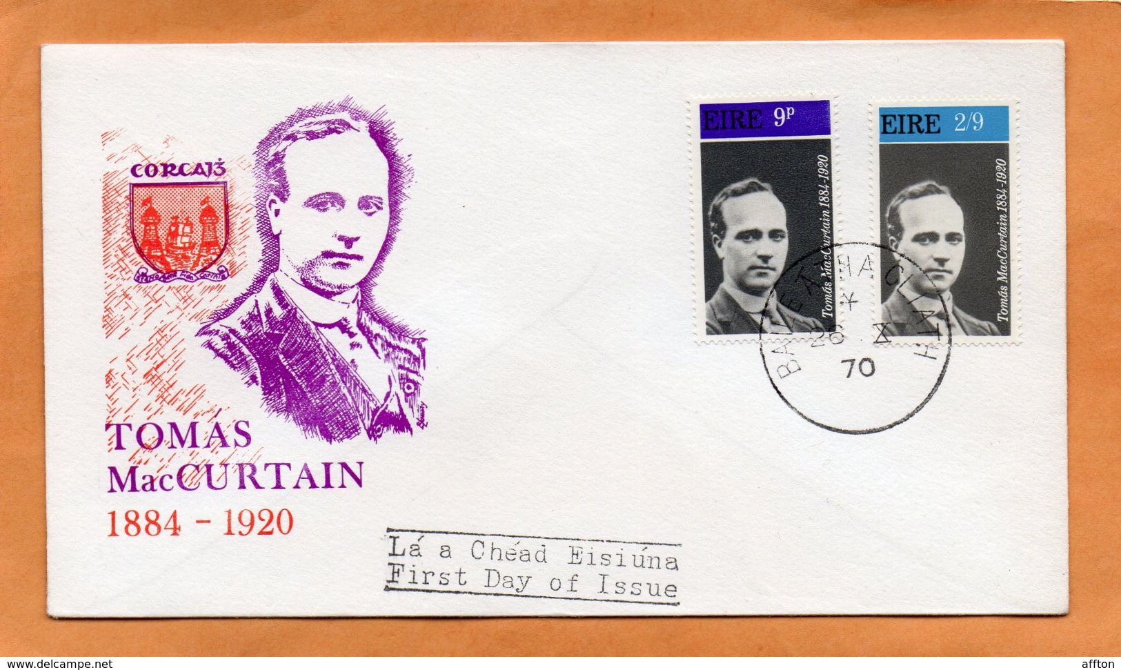 Ireland 1970 FDC - FDC