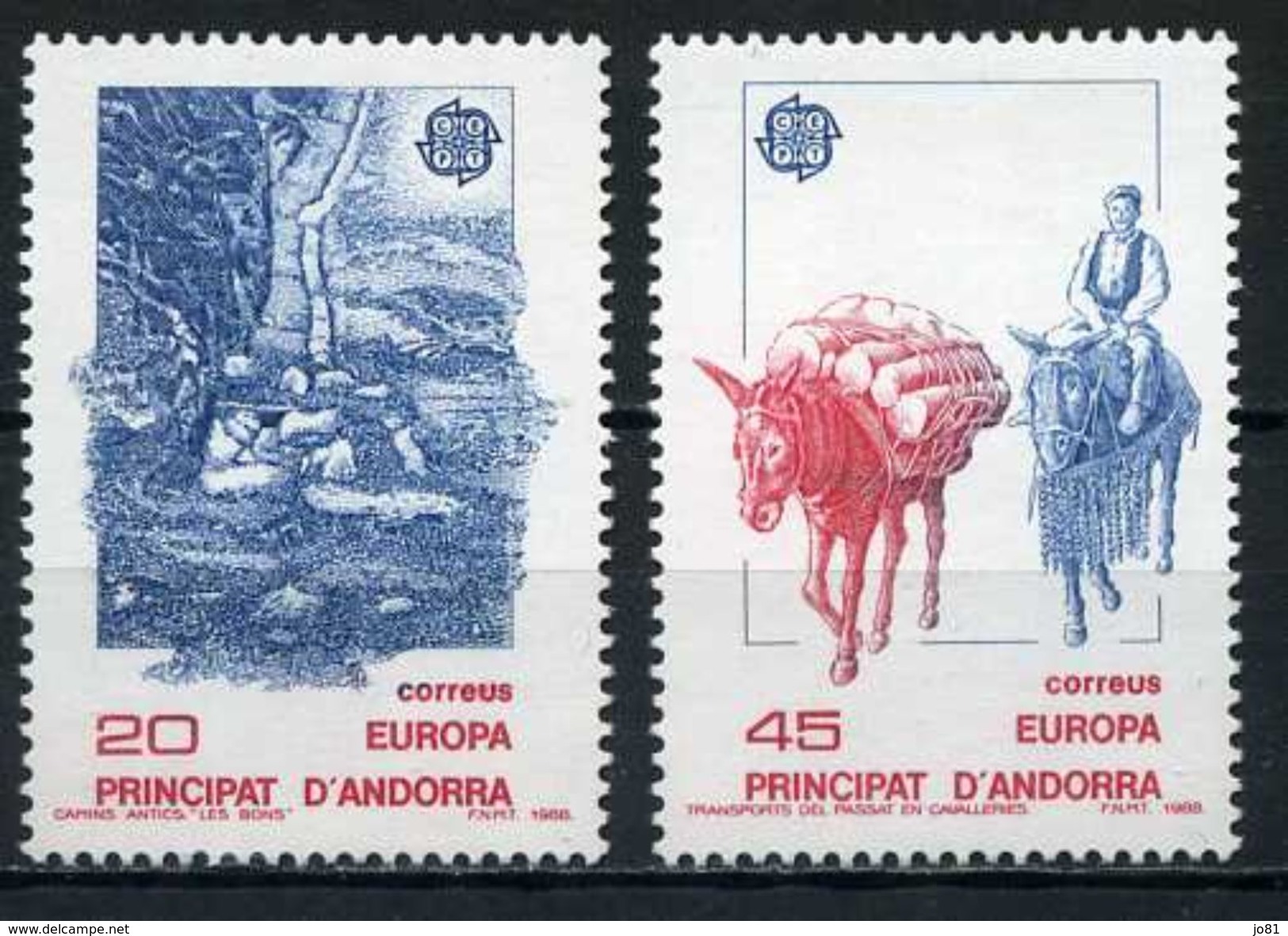 Andorre Espagnol YT 190-191 XX/MNH Europa - Neufs