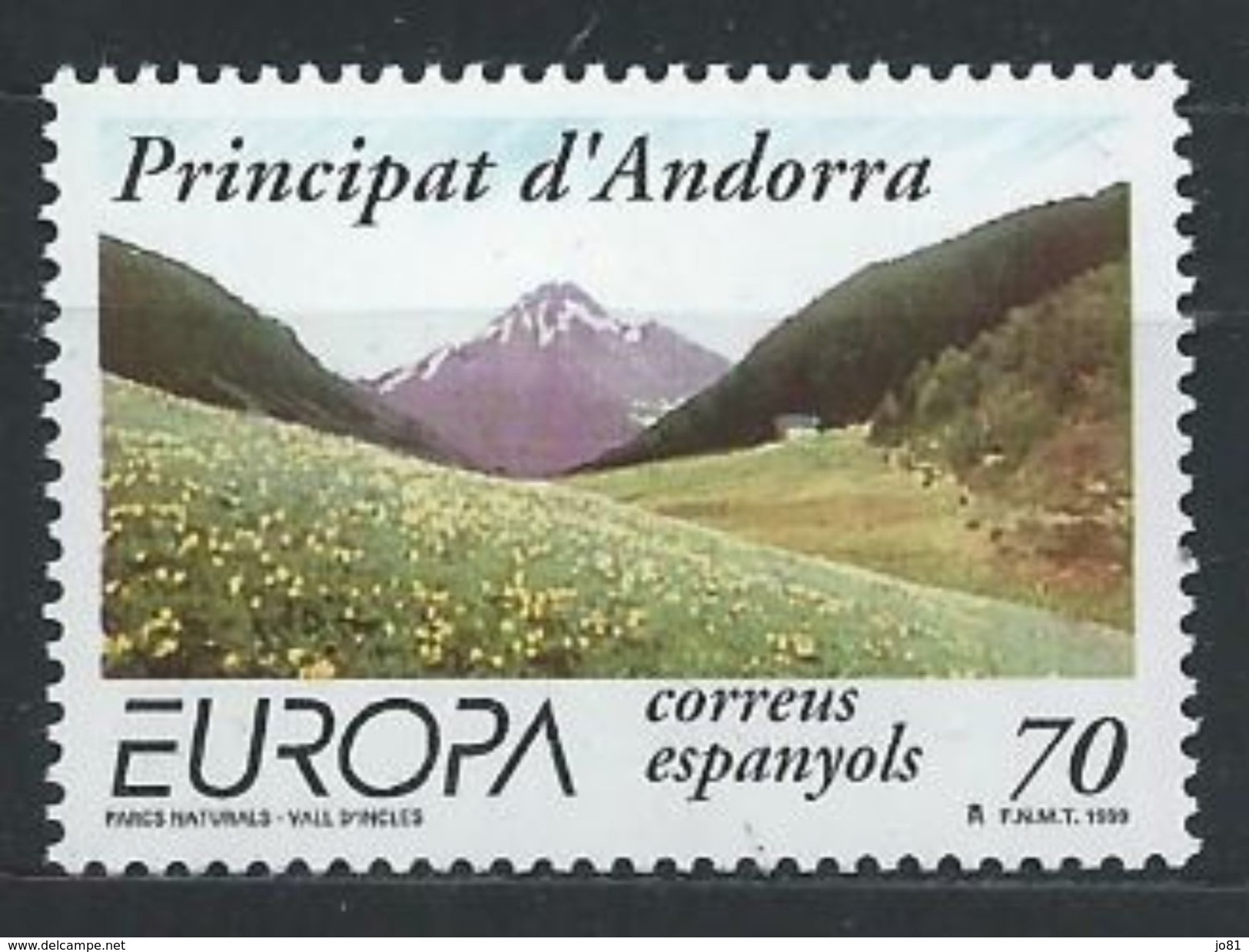 Andorre Espagnol YT 257 XX/MNH Europa - Nuovi