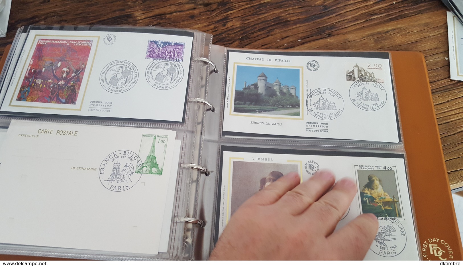 LOT 381759 ALBUM TIMBRE DE FRANCE   PORT A 5 EUROS