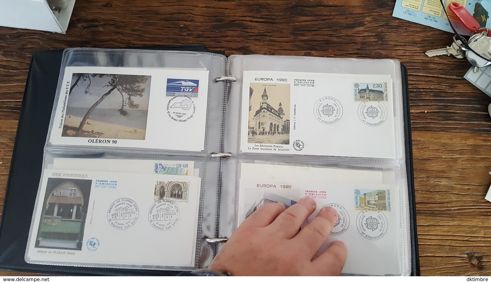 LOT 381762 ALBUM TIMBRE DE FRANCE   PORT A 5 EUROS