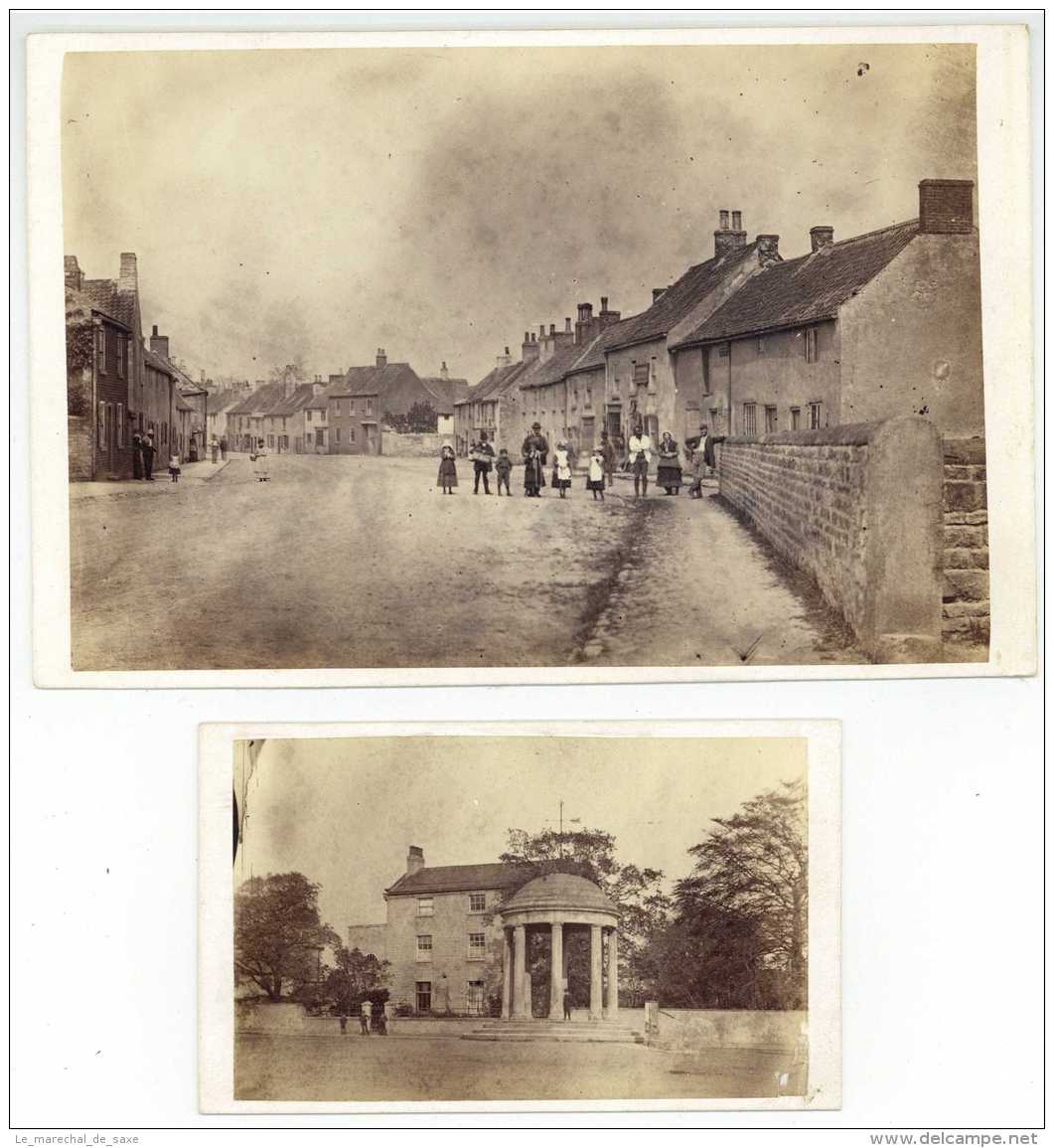 T. Clixby Castlegate TICKHILL - 2 Photographs Probably Victorian 19th Century - Antiche (ante 1900)