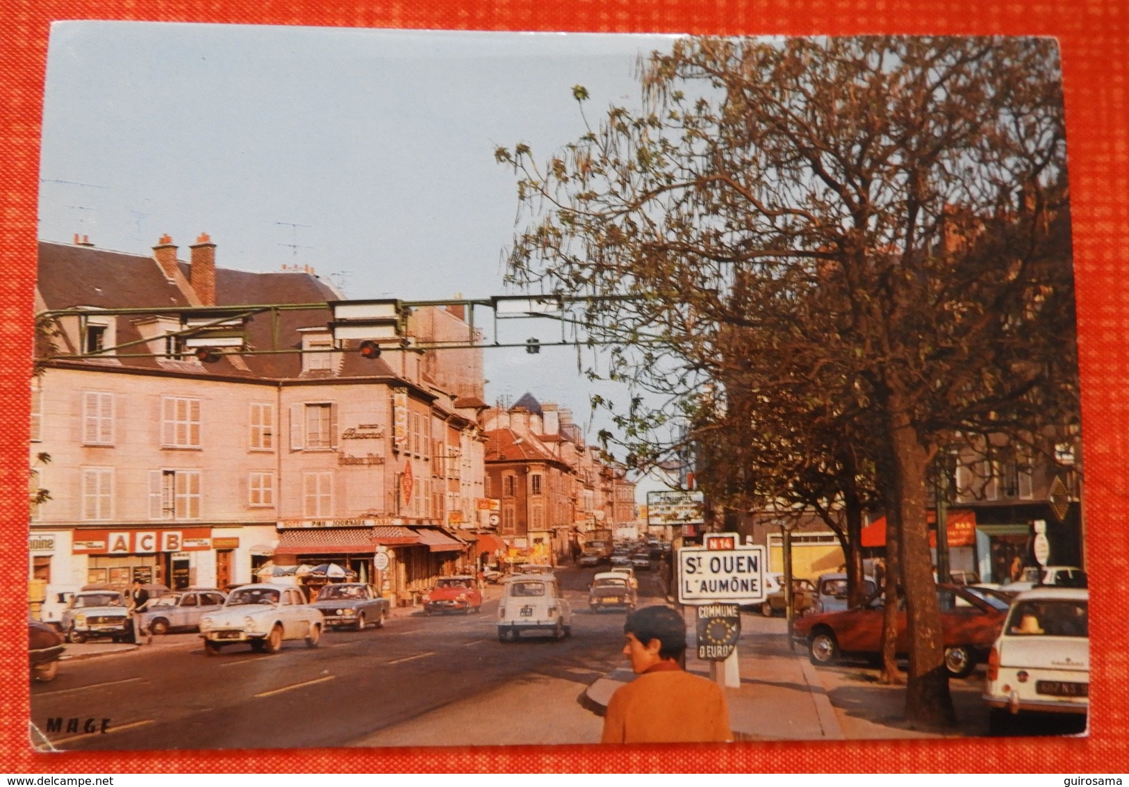 Lot De 2 Cartes De Saint-Ouen-l'Aumône : Rue Du Général Leclerc Et Clinique Médicale Du Parc - Mage - 959-21 Et 959-24 - Saint-Ouen-l'Aumône