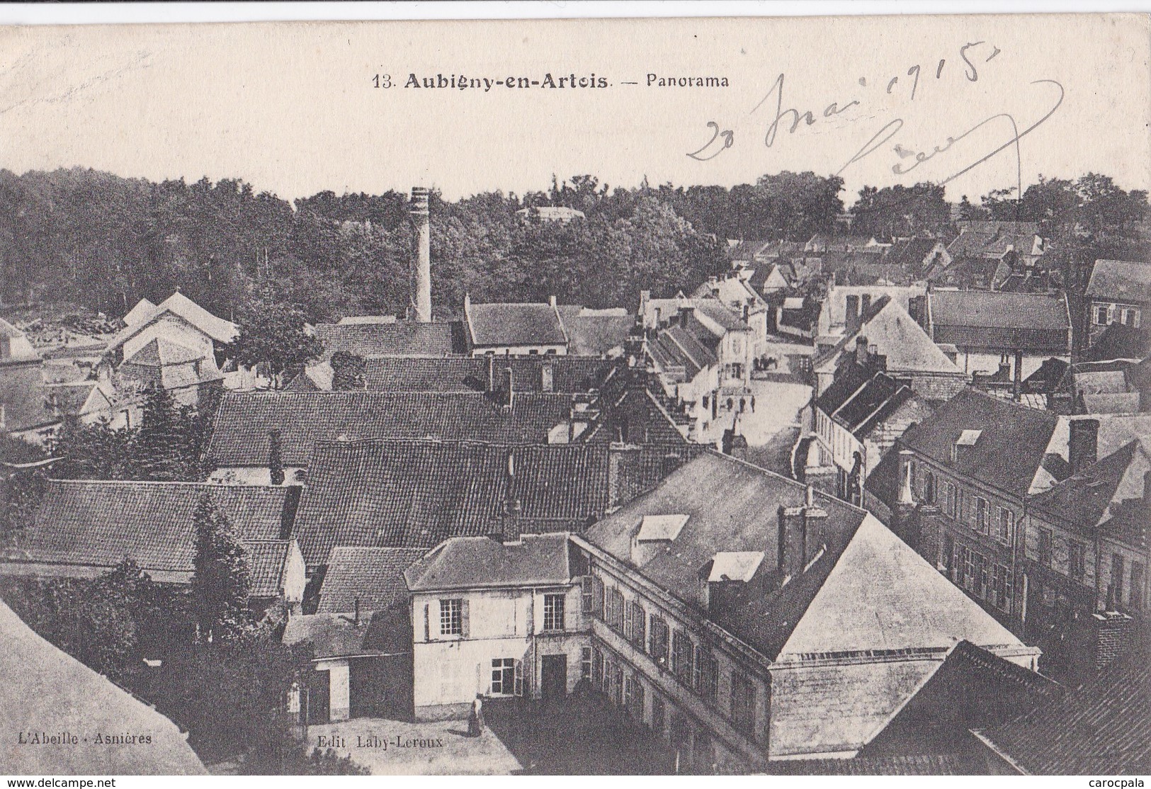 Carte 1915 AUBIGNY EN ARTOIS / PANORAMA - Aubigny En Artois