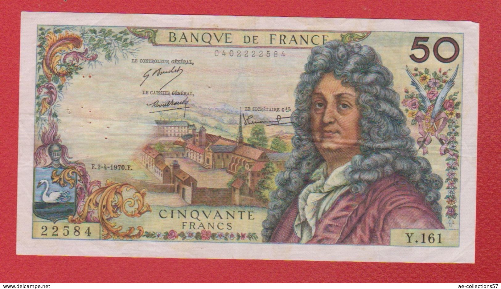 Racine  -  50 Francs 2/4/1970  --état  TB+ - 50 F 1962-1976 ''Racine''