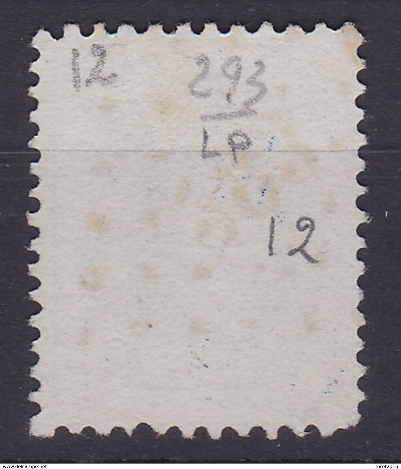 N° 15 A BDF Position 12 De La Planche LP 293 Peruwelz Coba +4.00 - 1863-1864 Médaillons (13/16)