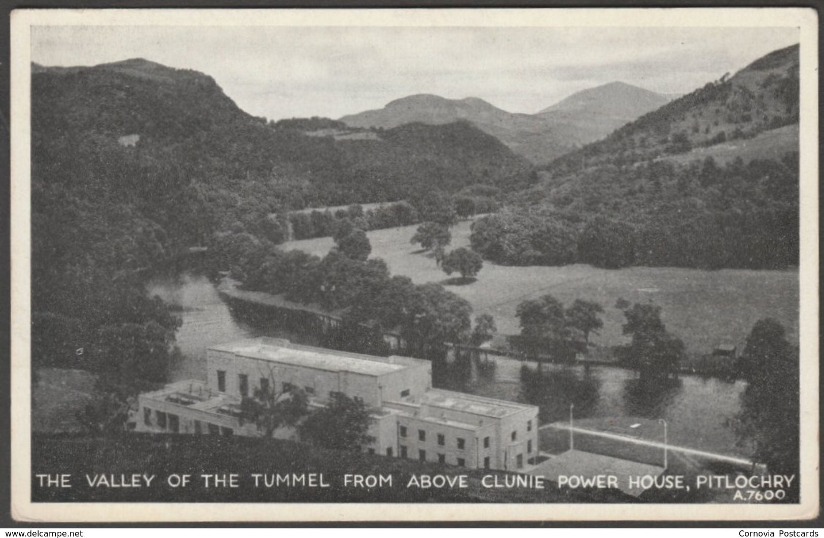 Clunie Power Station, Pitlochry, Perthshire, C.1950s - JB White Postcard - Perthshire