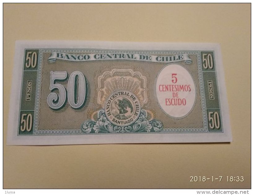 50 Pesos 1960-61 - Cile