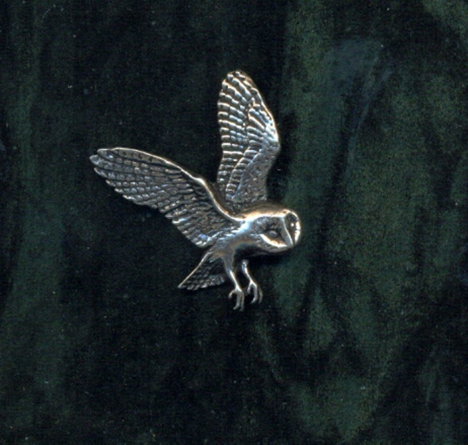 UIL / OWL / HIBOU * BIRD * TINNEN SPELD / PEWTER PIN * REF B19 - Dieren