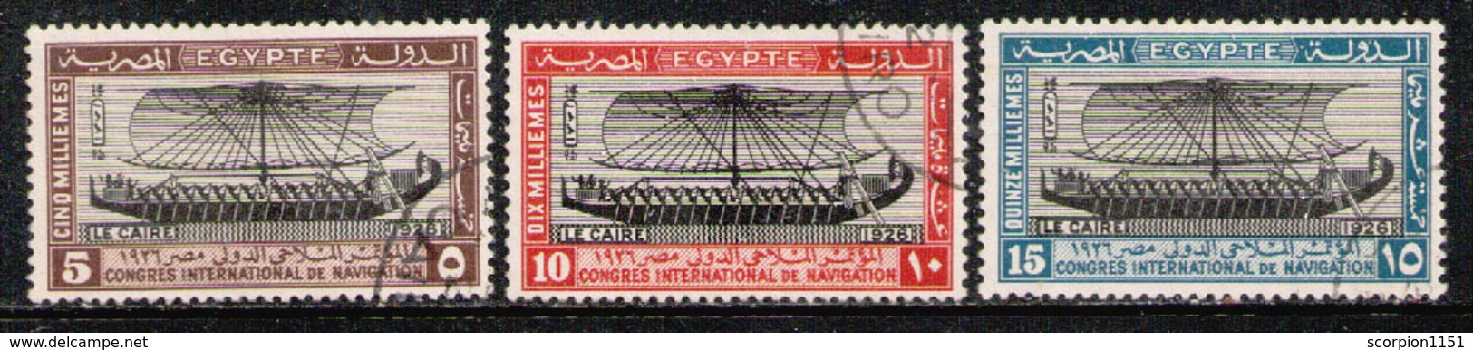 EGYPT 1926 - Set Used - Used Stamps