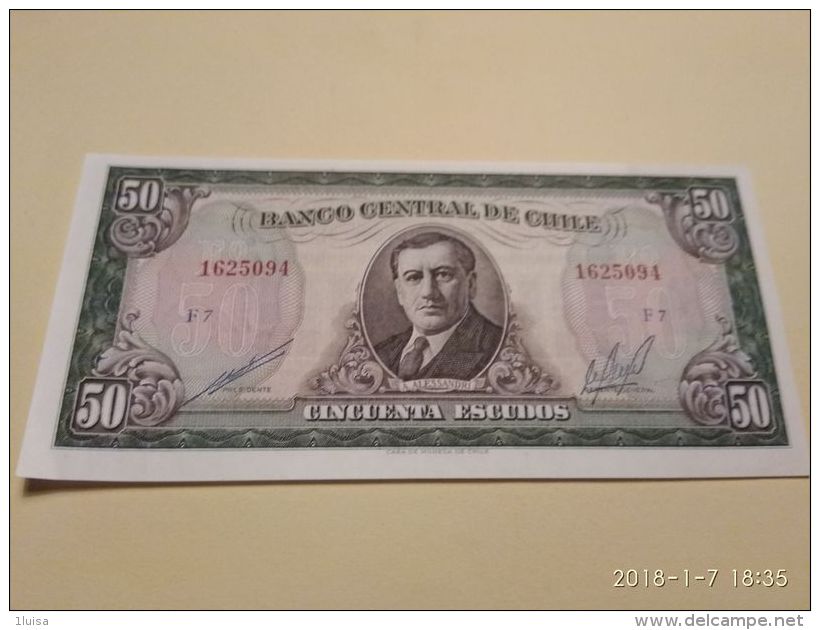 50 Escudos 1964 - Cile