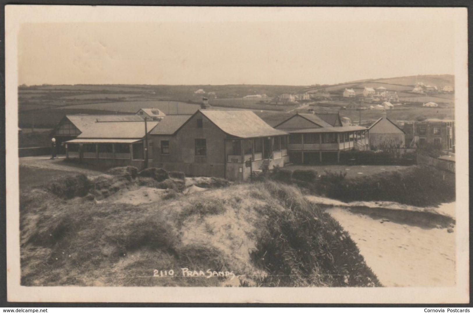 Praa Sands, Cornwall, 1935 - Hawke RP Postcard - Other & Unclassified