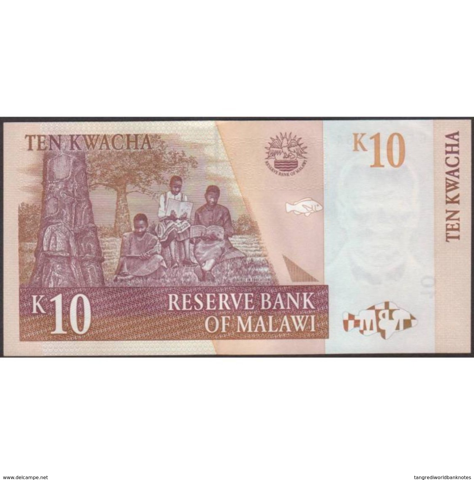 TWN - MALAWI 51a - 10 Kwacha 1.6.2004 Prefix BF UNC - Malawi