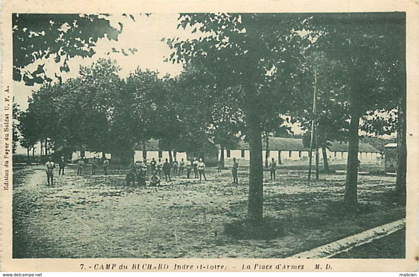 - Dpts Div.-ref-WW569- Indre Et Loire - Camp Du Ruchard - Place D Armes -  Camps Militaires - Militaria - Carte Bon Etat - Other & Unclassified