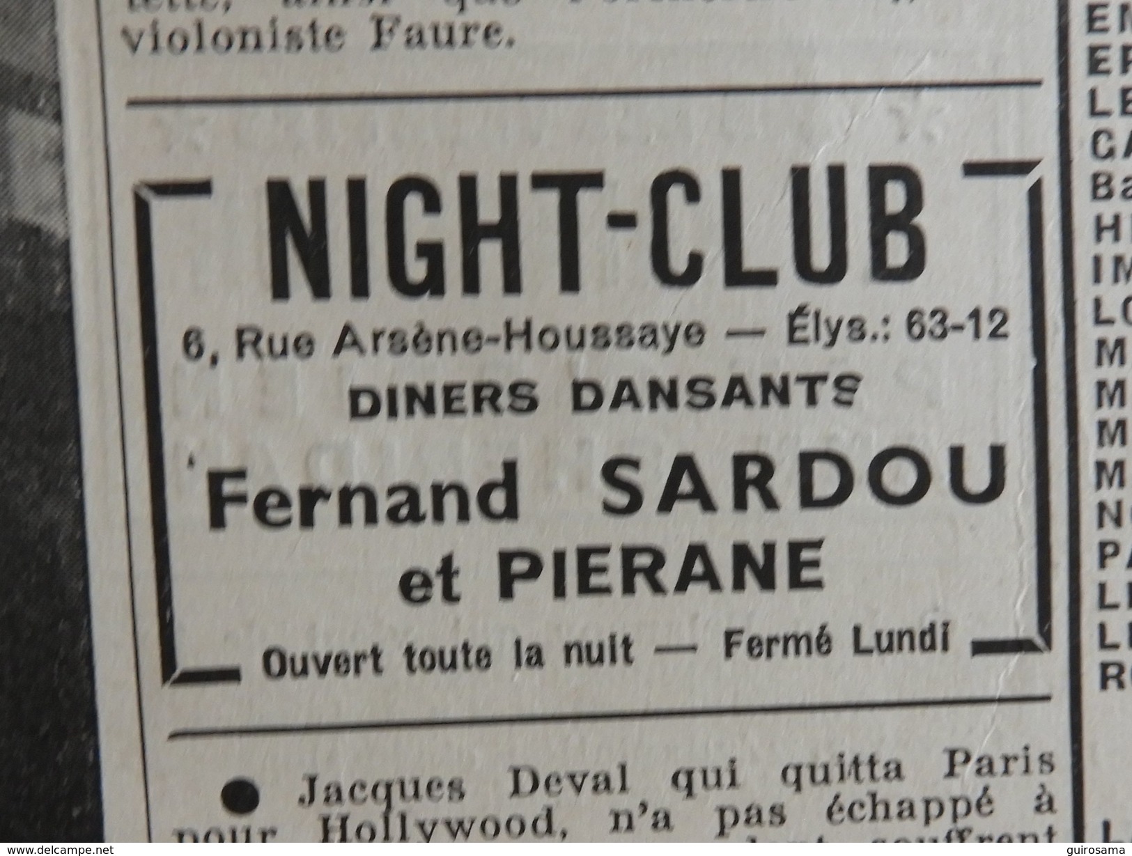 Supplément France Illustration N°33 Du 18/05/1946 : Photo Michèle Morgan, Elisa Ruis, Constant Rémy ; Pub : Tabarin... - L'Illustration