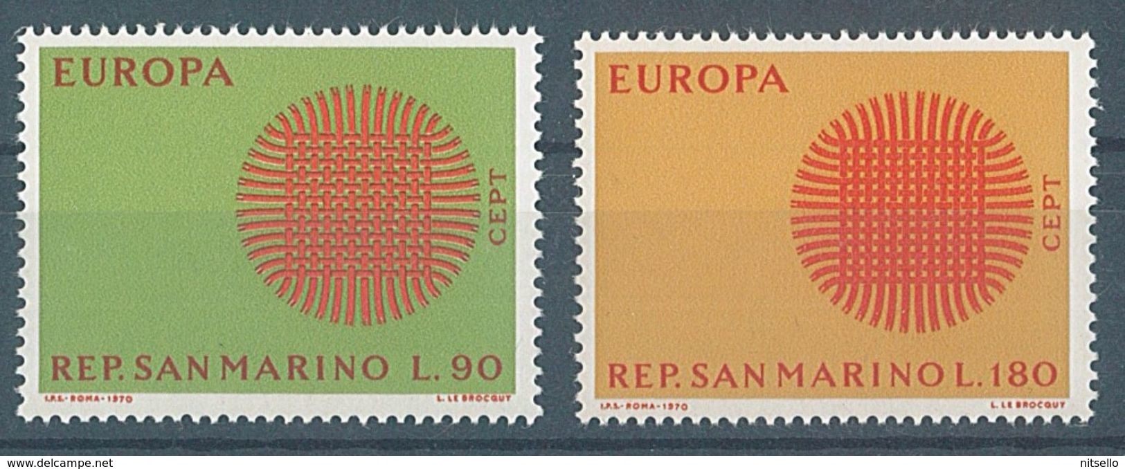 LOTE 1554  ///  (C085) SAN MARINO  MICHEL Nº:  955/956 **MNH - Ungebraucht