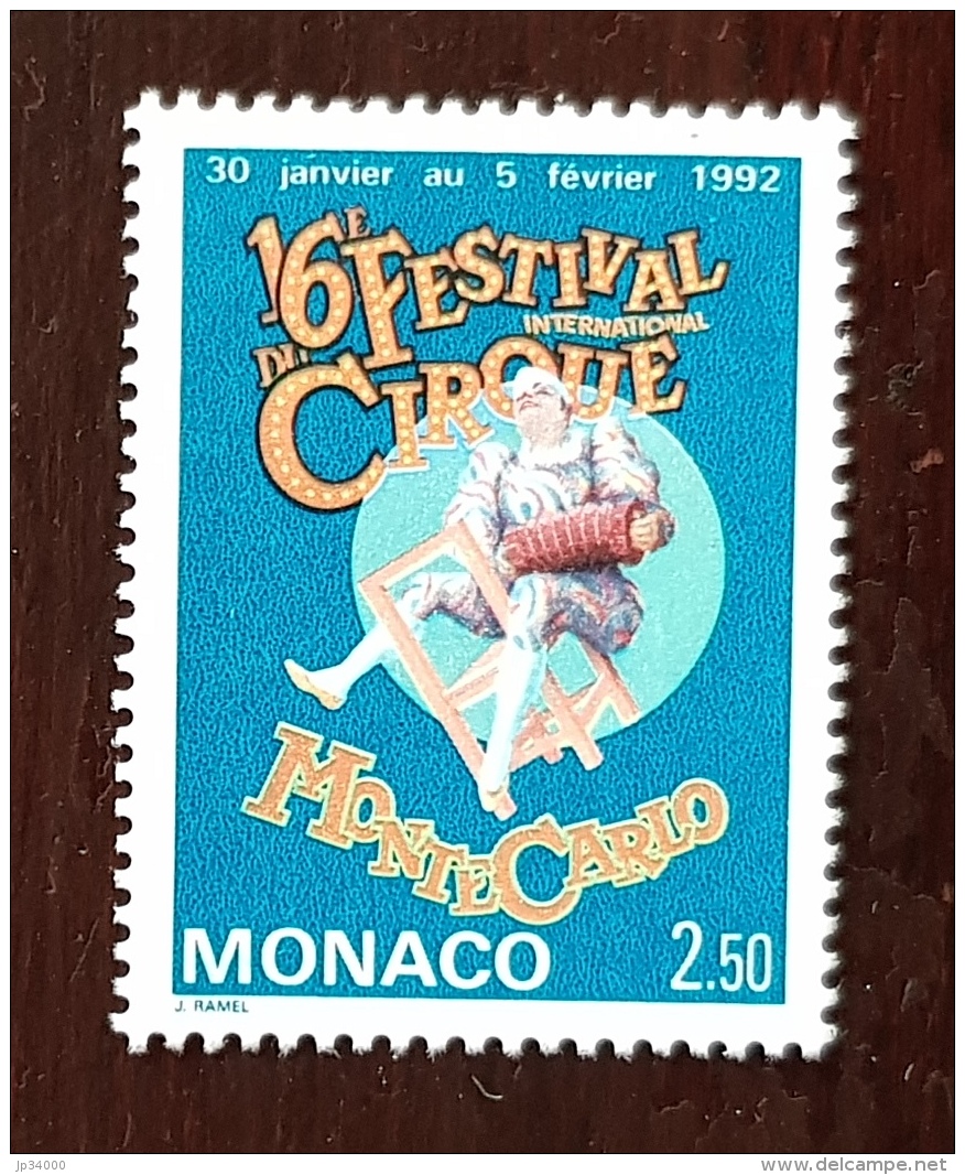 MONACO Cirque, Circus, Circo. Yvert N°1810 ** MNH. - Cirque