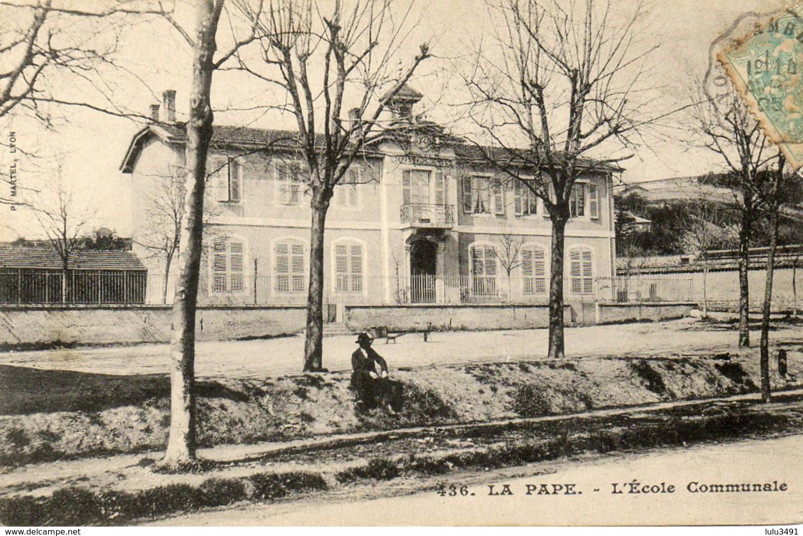 CPA - RILLIEUX-la-PAPE (69) - Aspect De L'Ecole Communale En 1905 - Rillieux La Pape