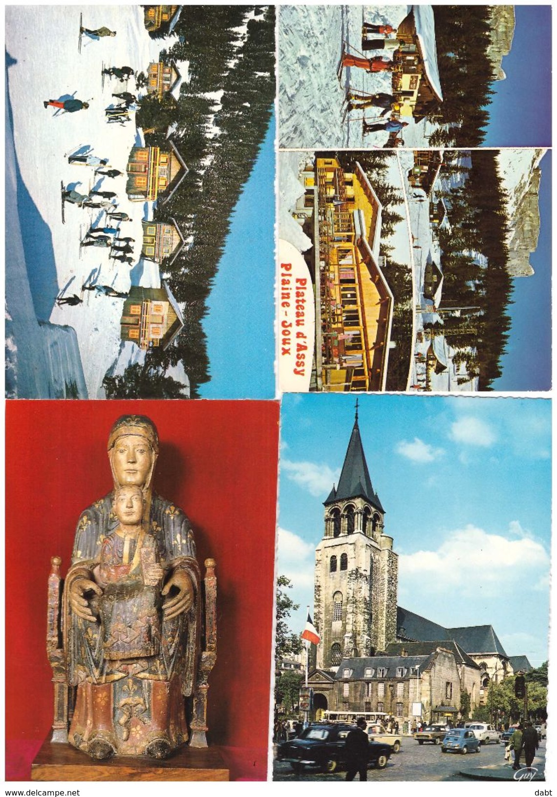 lot de 890 cartes postales de France , toutes les cartes scannées sont dans le lot