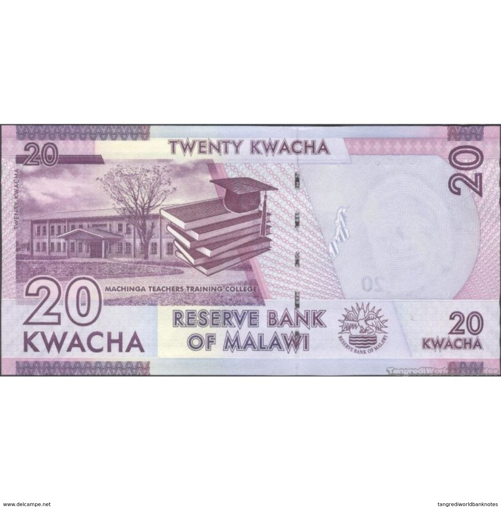 TWN - MALAWI 63b - 20 Kwacha 1.1.2015 Prefix AU UNC - Malawi