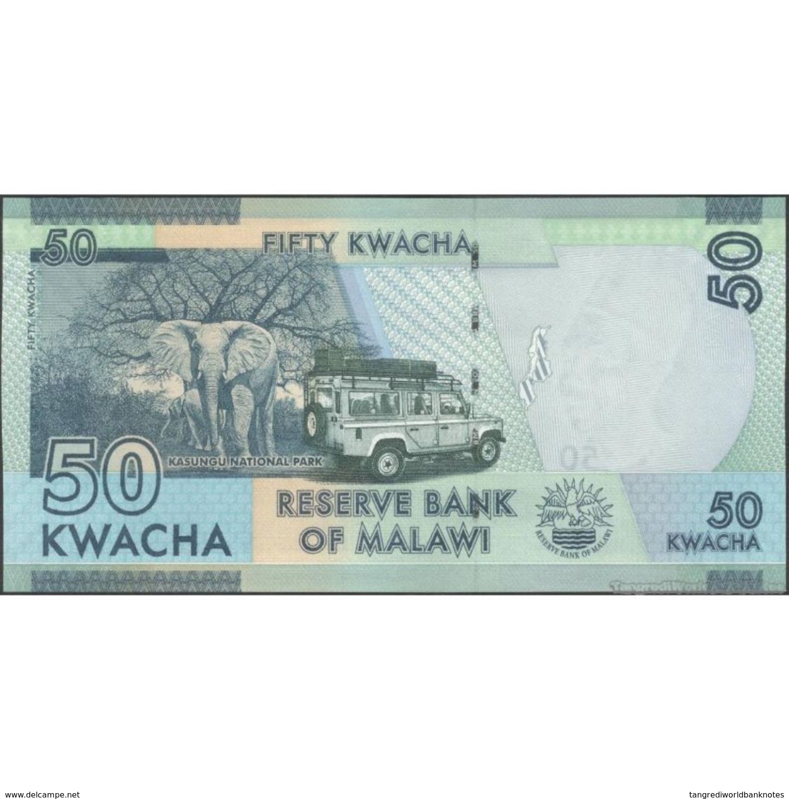 TWN - MALAWI 64c - 50 Kwacha 1.1.2016 Prefix BA UNC - Malawi
