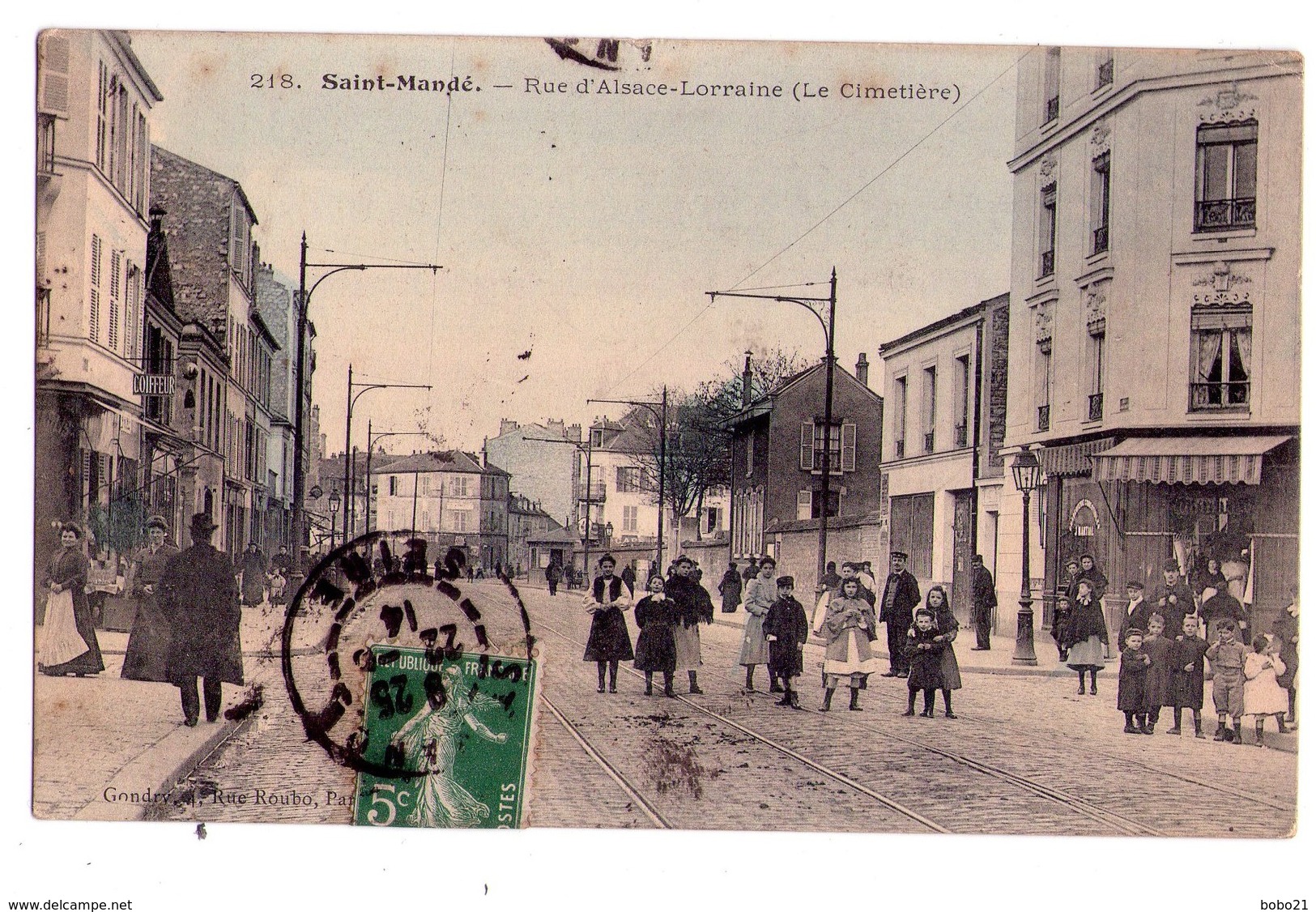 0267 - Saint-Mandé - Rue D'Alsace-Lorraine ( Le Cimetière ) - Condry , Rue Roubo à Paris - N°218 - Saint Mande