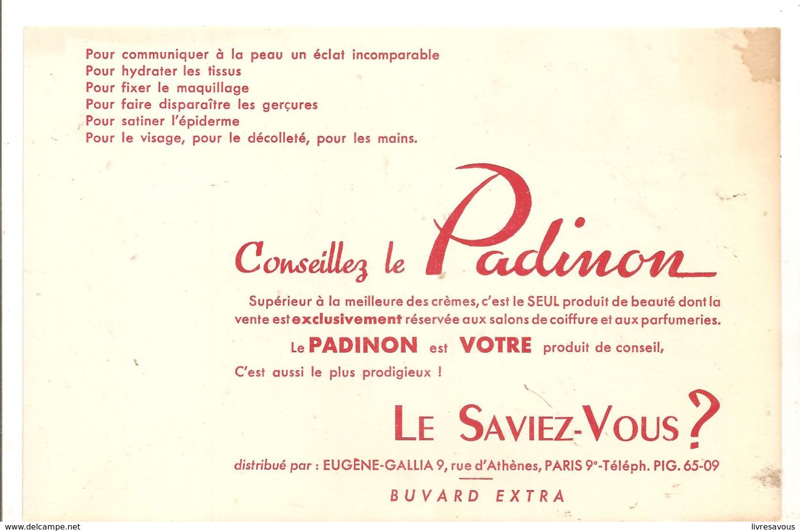 Buvard Padinon Conseillez Le Padinon Supérieur à La Meilleure Des Crèmes, C'est Le SEUL Produit De Beauté - Parfums & Beauté