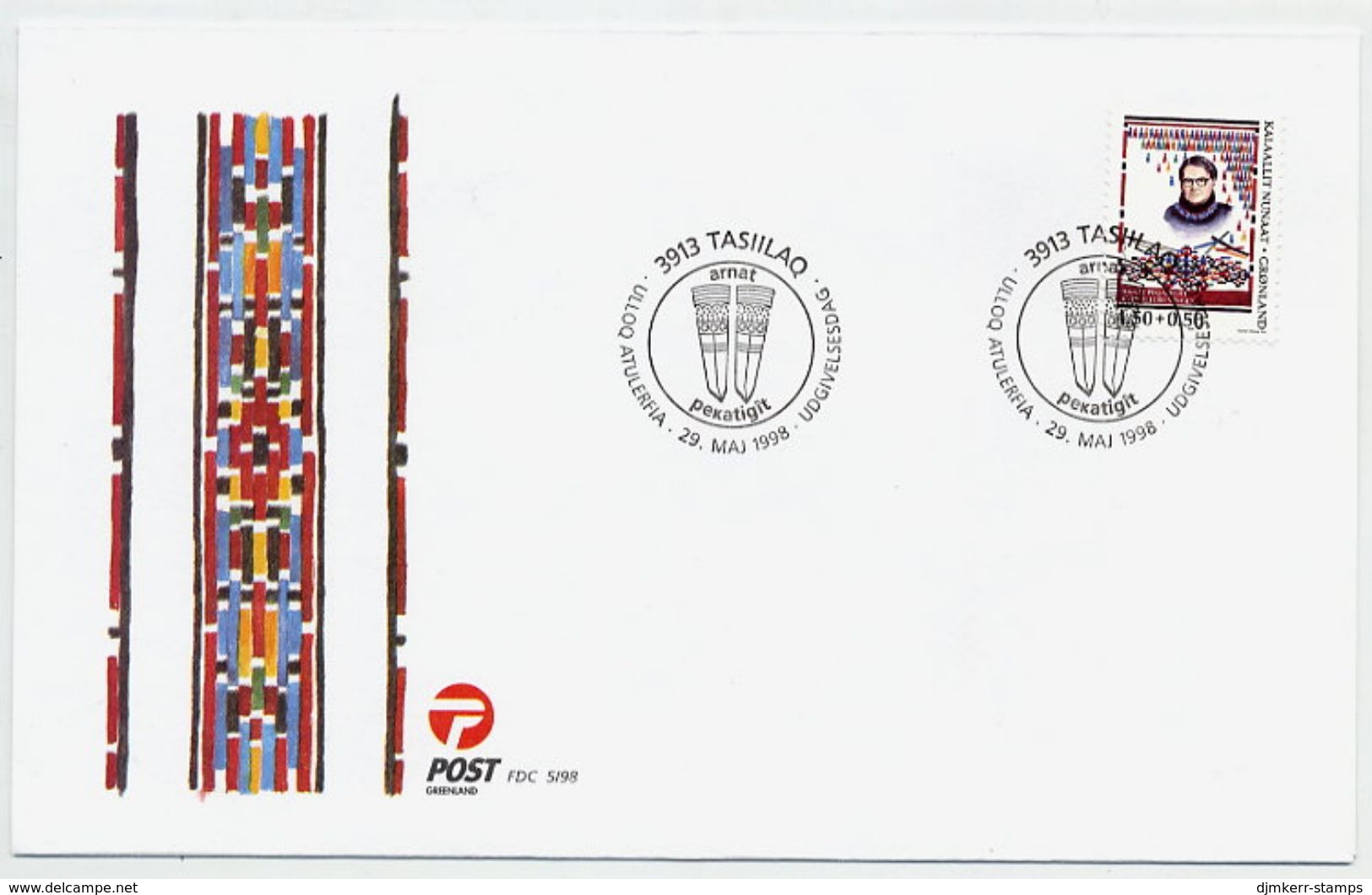 GREENLAND 1998 Women's Union Anniversary On FDC.  Michel 322 - FDC