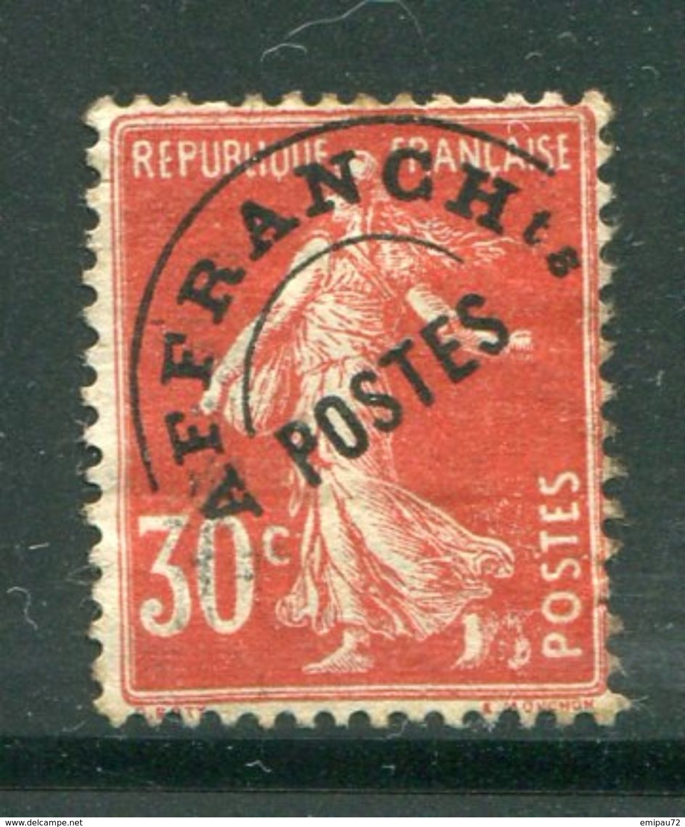 FRANCE- Préoblitéré Y&T N°58- Oblitéré - 1893-1947