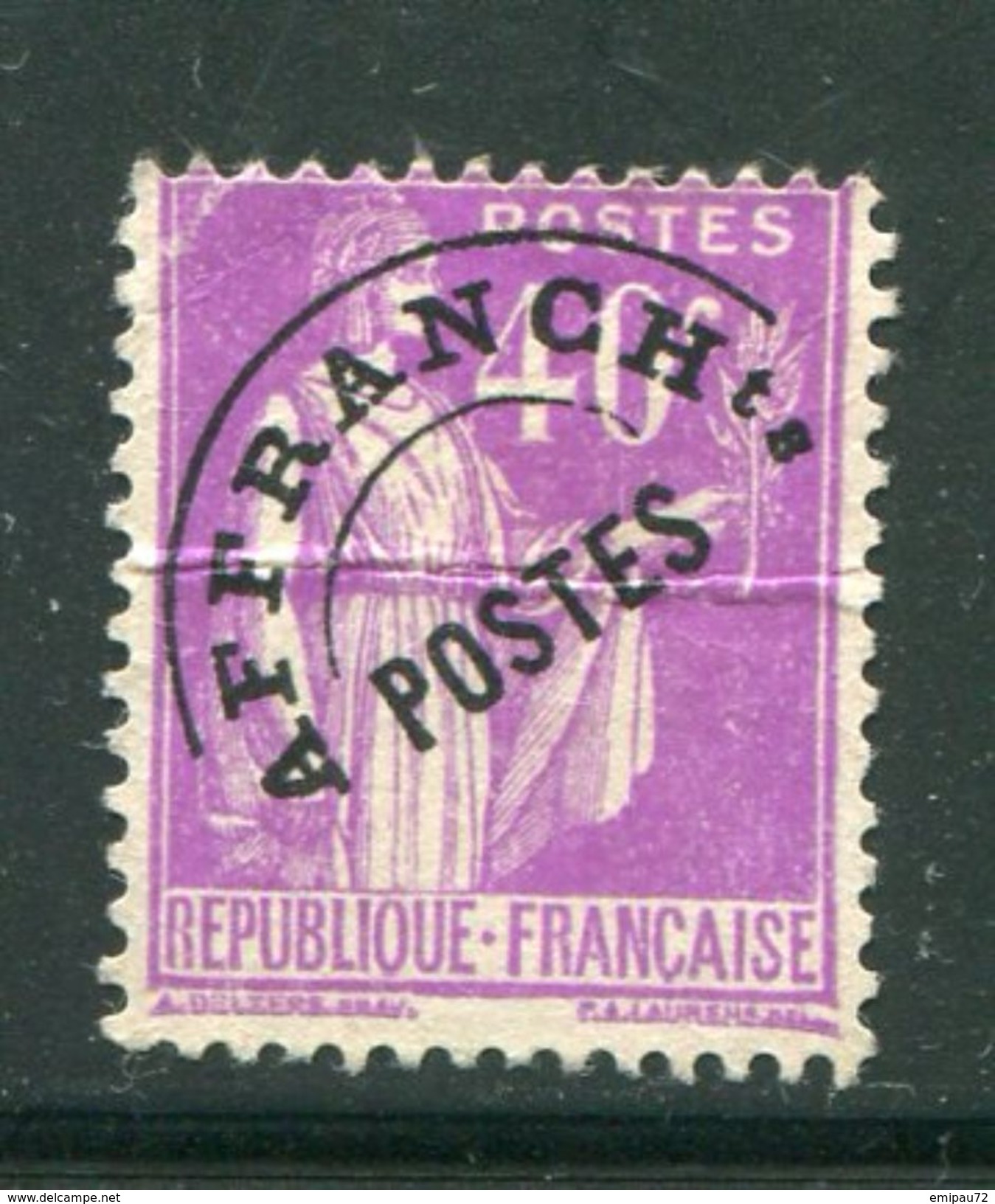 FRANCE- Préoblitéré Y&T N°70- Oblitéré - 1893-1947