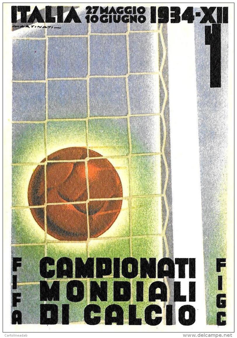 [DC11271] CPA - CAMPIONATI MONDIALI DI CALCIO ITALIA 1934 - F.I.F.A. F.I.G.C. - PERFETTA - Non Viaggiata - Old Postcard - Calcio