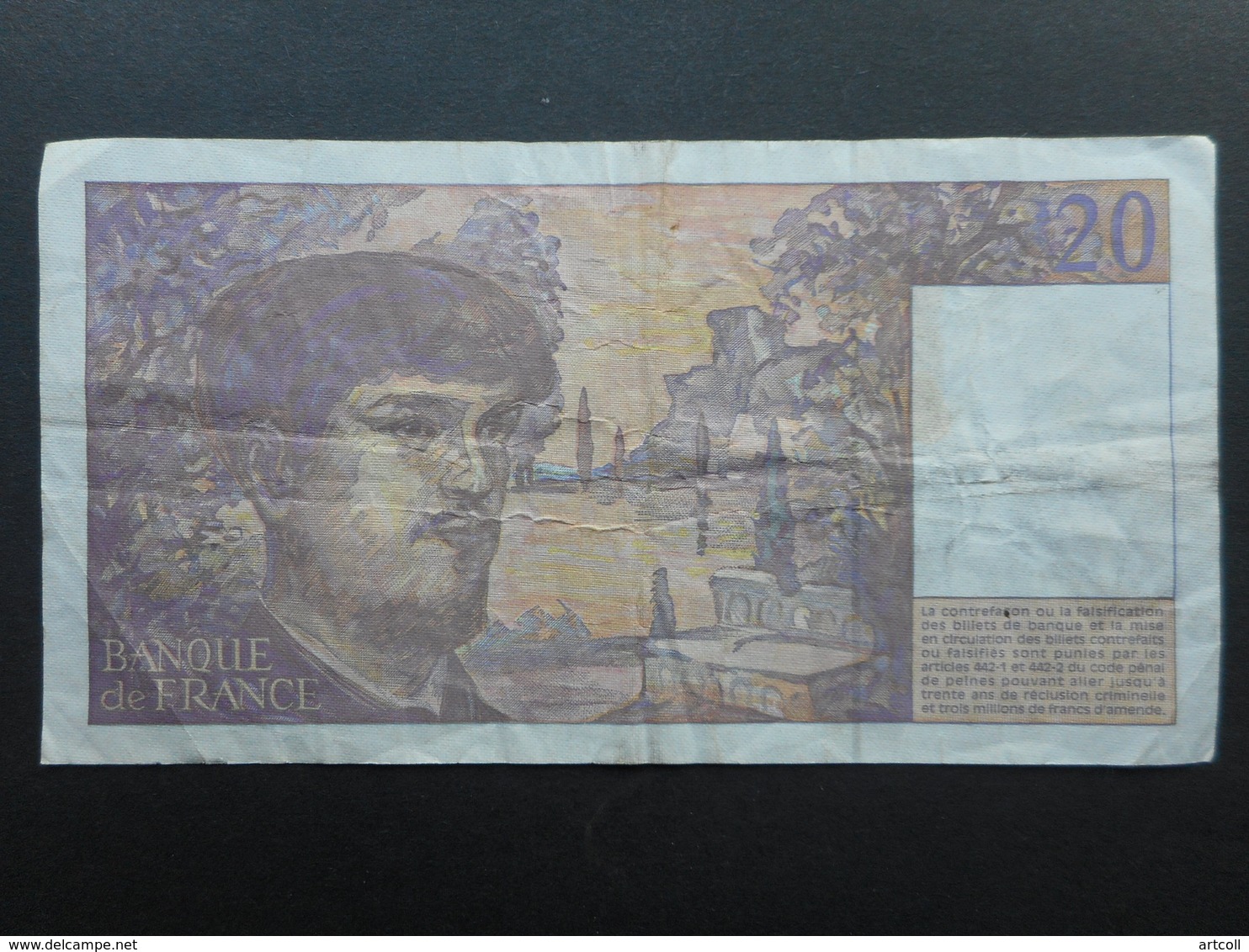 France 20 Francs 1997 Debussy - 20 F 1980-1997 ''Debussy''