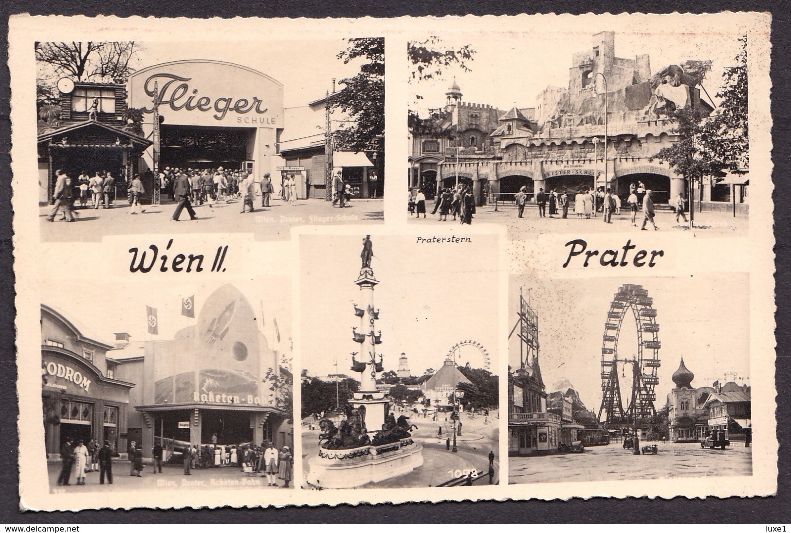 AUSTRIA , WIEN , OLD POSTCARD - Prater