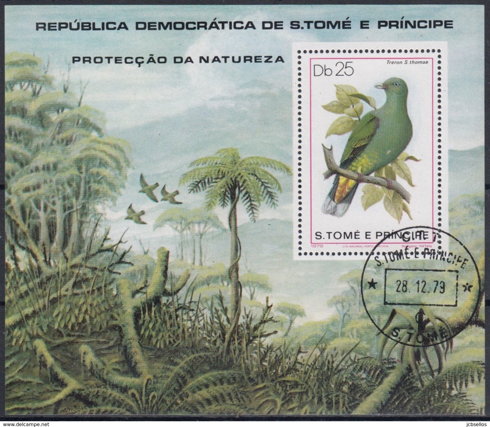 SANTO TOME PRINCIPE 1979 Nº HB-13 USADO - Sao Tomé Y Príncipe