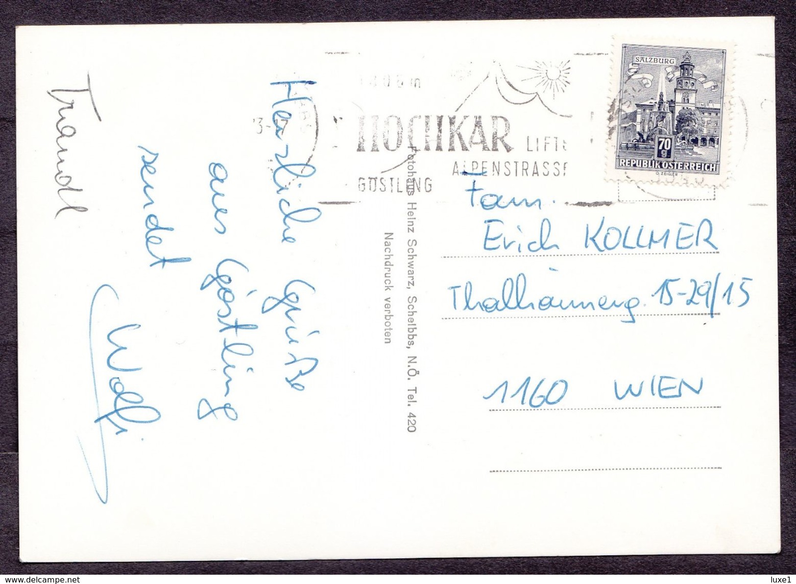 AUSTRIA , Göstling An Der Ybbs , OLD POSTCARD - Scheibbs