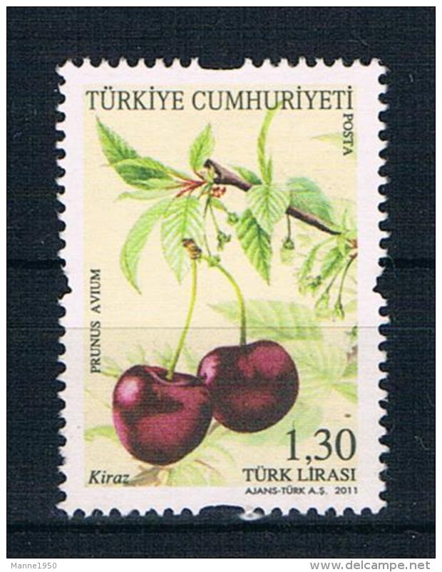 Türkei 2011 Früchte Mi.Nr. 3916 Ungestempelt - Usados