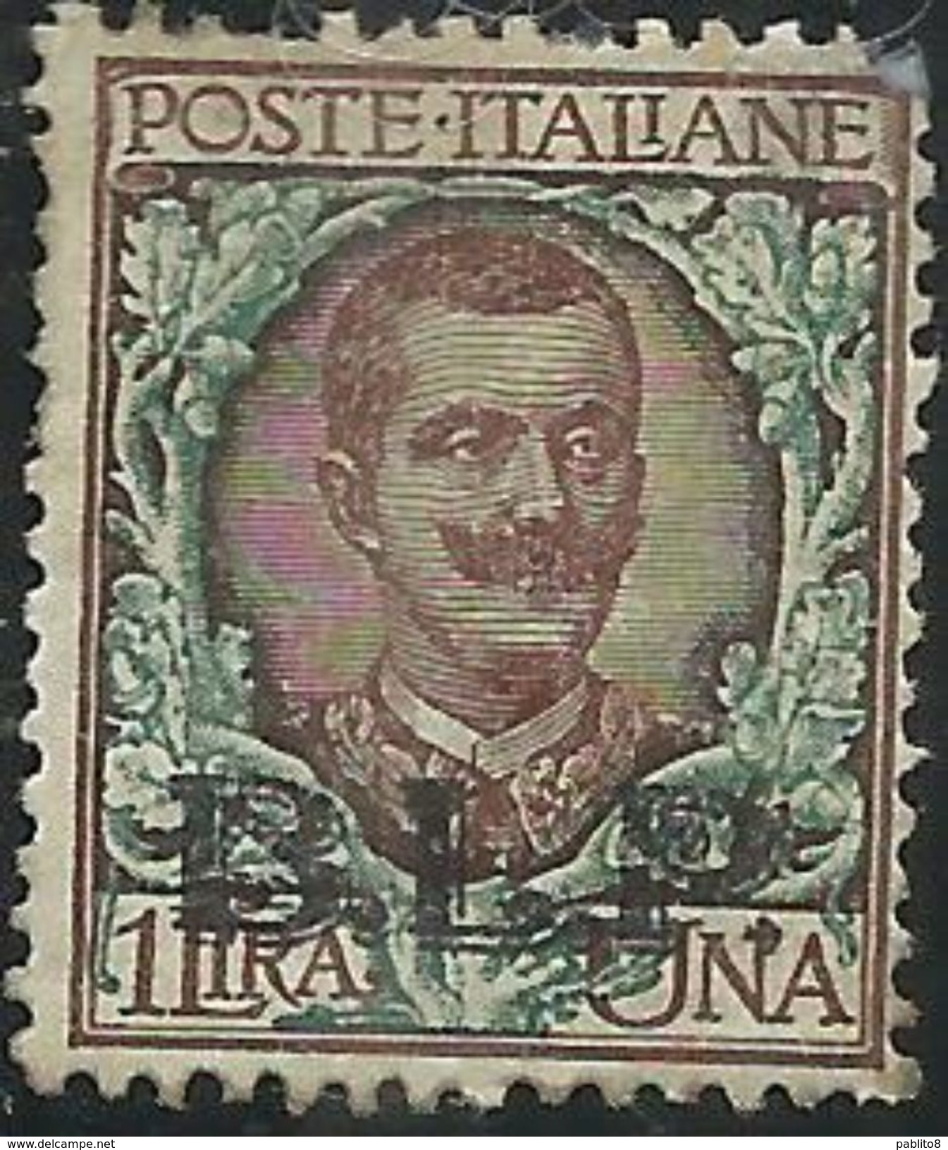 ITALY KINGDOM ITALIA REGNO 1922 - 1923 BLP LIRE 1 MLH - Stamps For Advertising Covers (BLP)