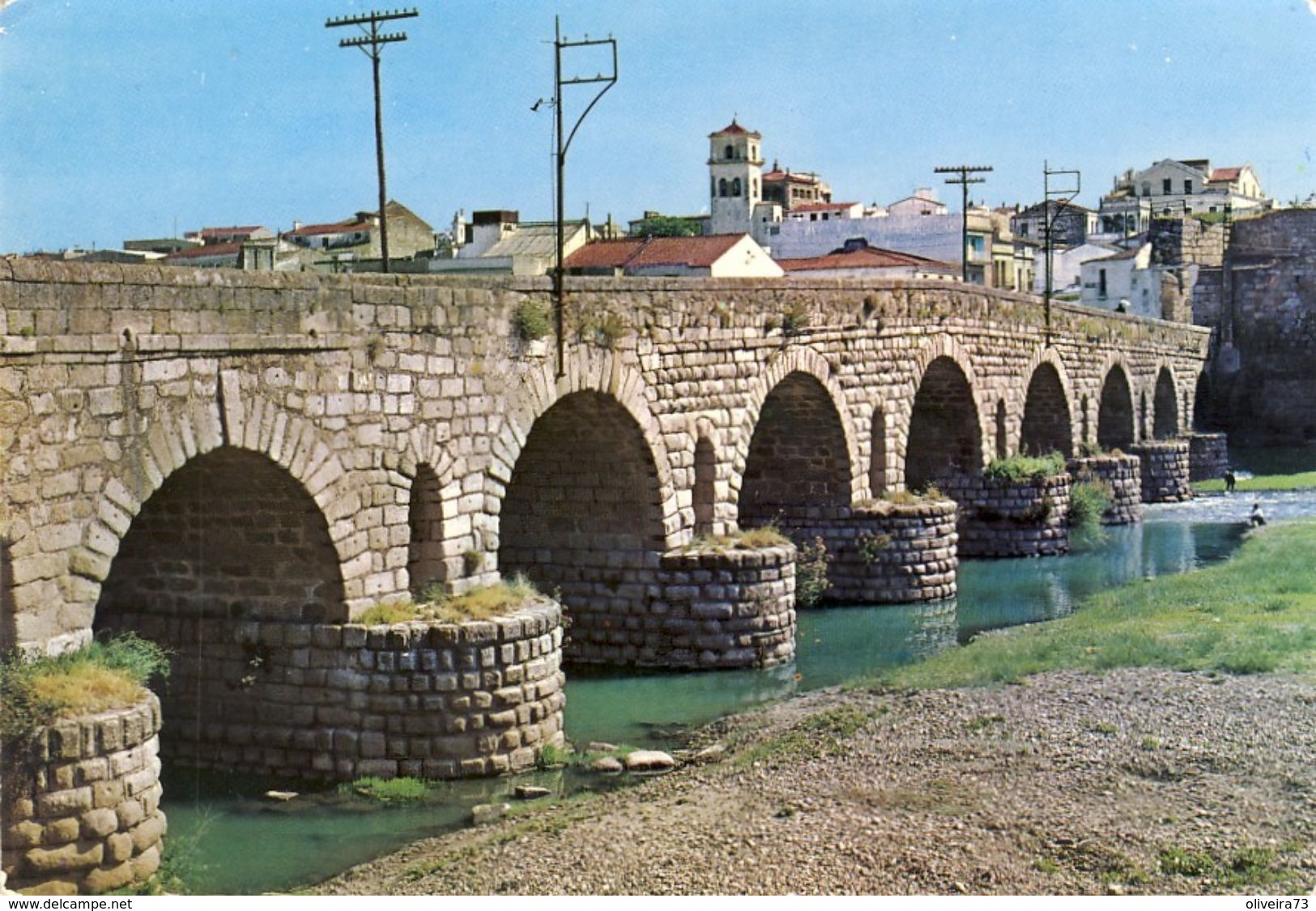 MERIDA  - Puente Romano Sobre El Rio Guadiana - ESPAÑA - Mérida