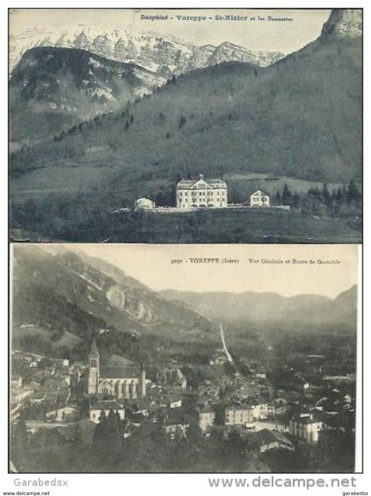 LOT DE 300 CARTES POSTALES ANCIENNES DU DEPARTEMENT DE L'ISERE (38) (LOT N°2). - Autres & Non Classés