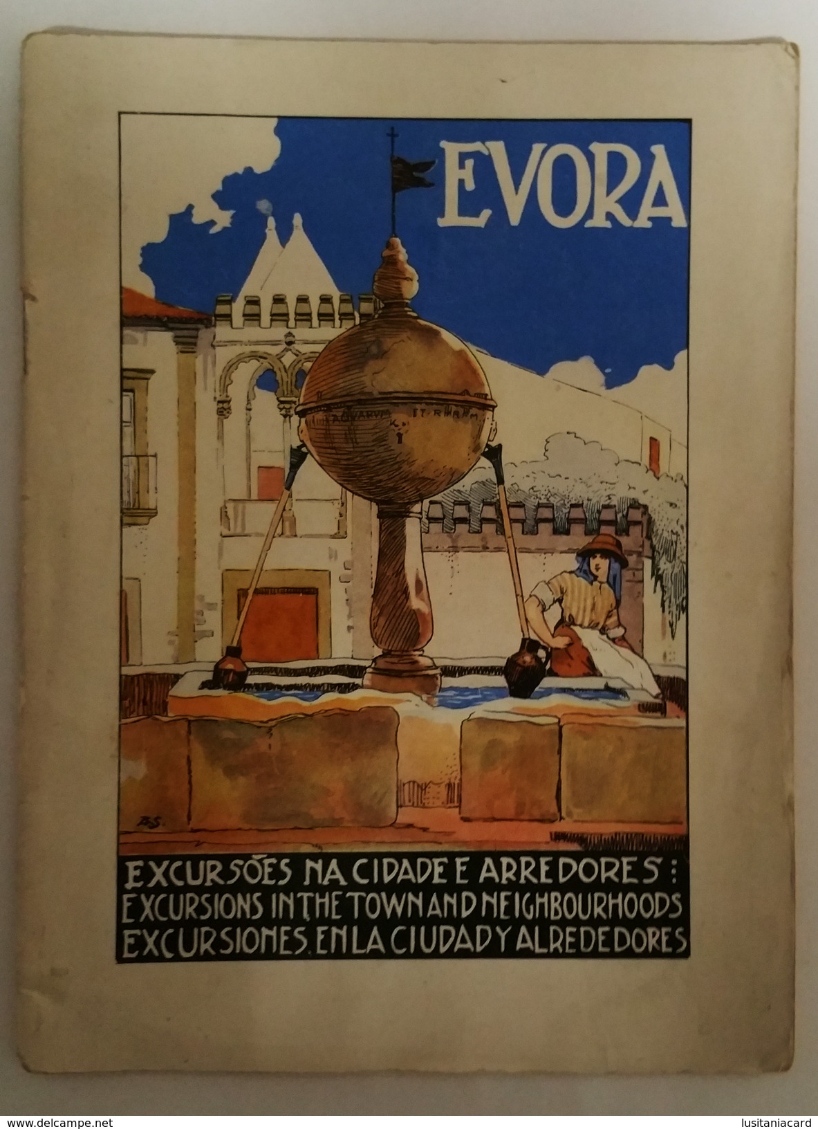EVORA - MONOGRAFIAS - «Excursões Na Cidade E Arredores» (Ed:Bertrand & Irmãos Lda.- 1929) - Old Books
