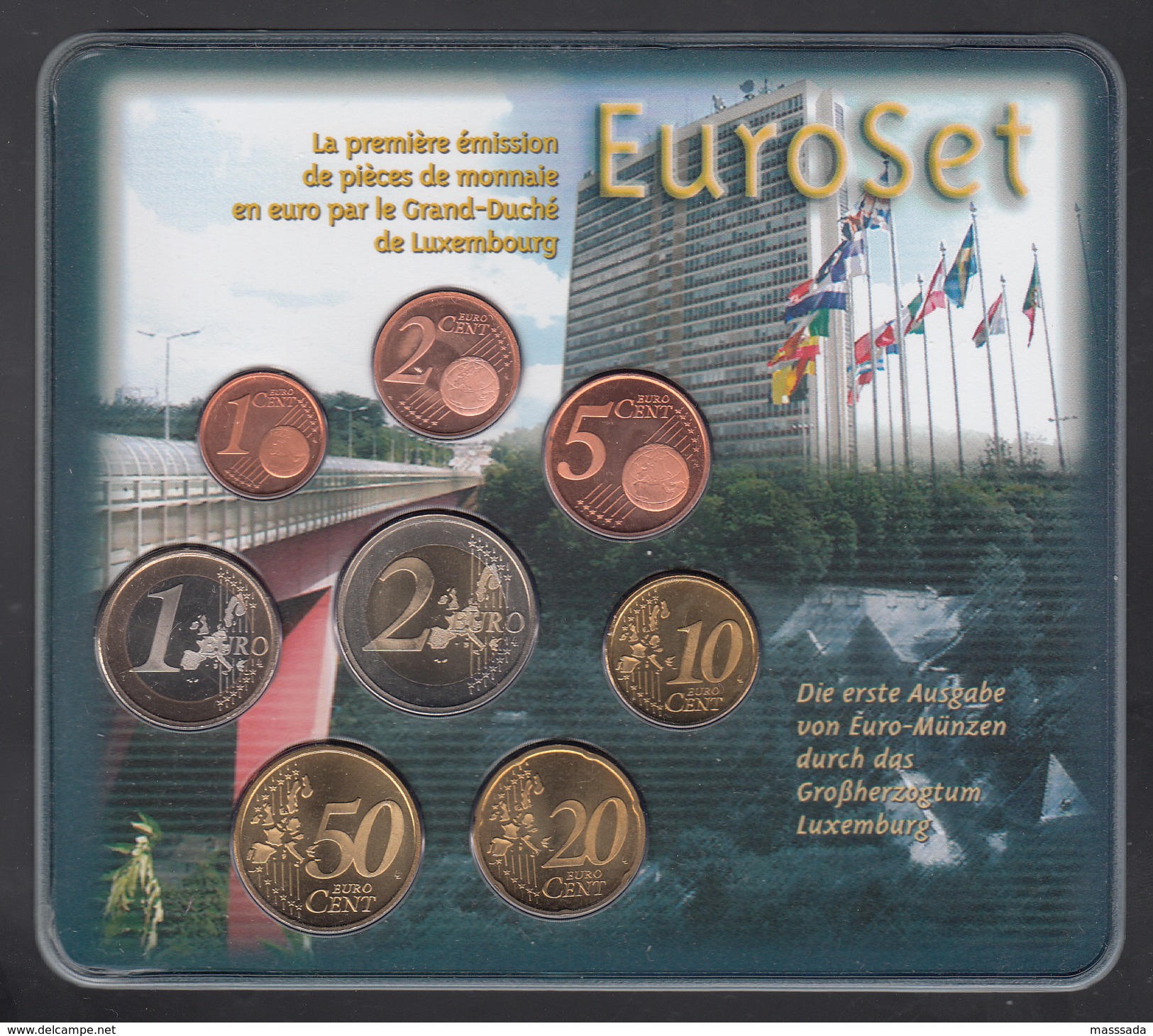LUXEMBOURG  EURO SET 2002 BU - Luxemburg