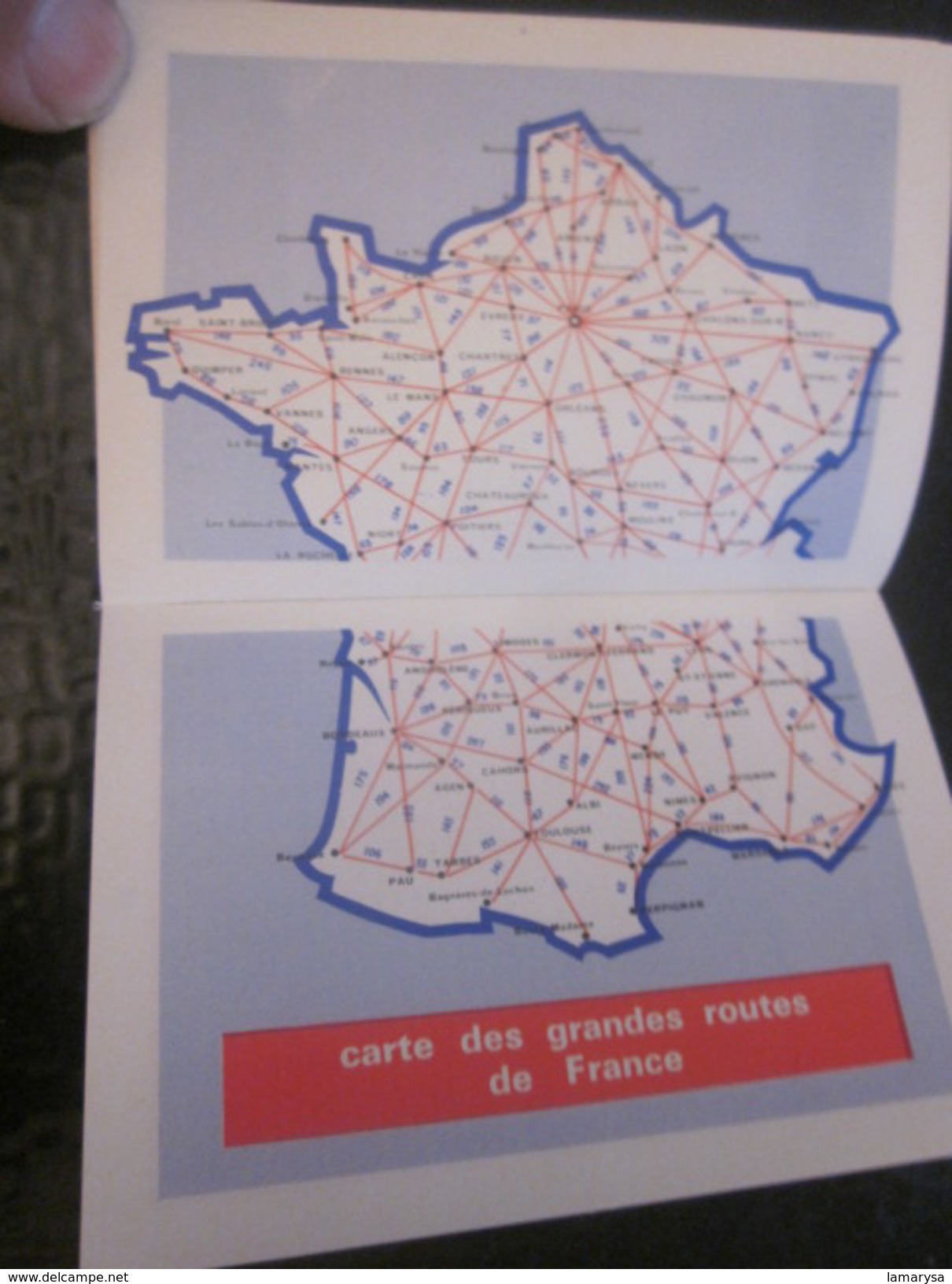 1968 Calendrier Petit format : mémento-fêtes-code de la route-vins de France -notes-agenda mini carnet