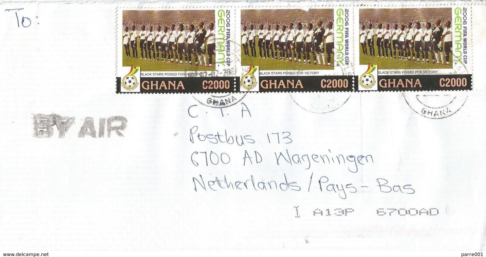 Ghana 2006 World Cup Germany Football Black Stars National Team C2000 Cover - Ghana (1957-...)