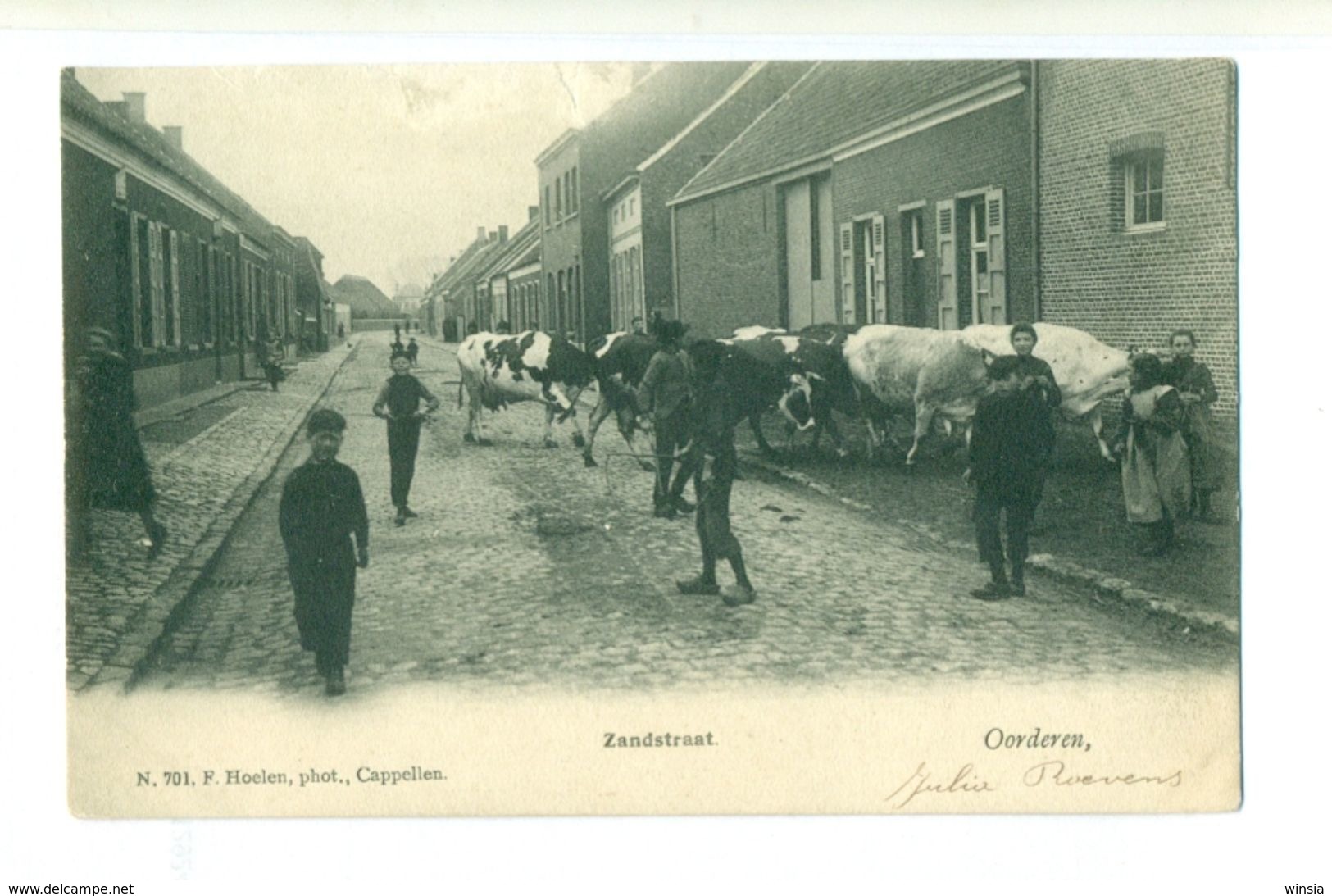 Oorderen - Hoelen Nr 701 - Zandstraat - Antwerpen