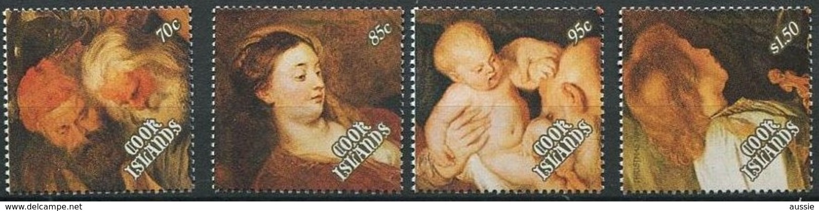 Cook Islands 1989 Yvertn° 998-1001 *** MNH Cote 11 Euro Noël Kerstmis Christmas Rubens - Cook