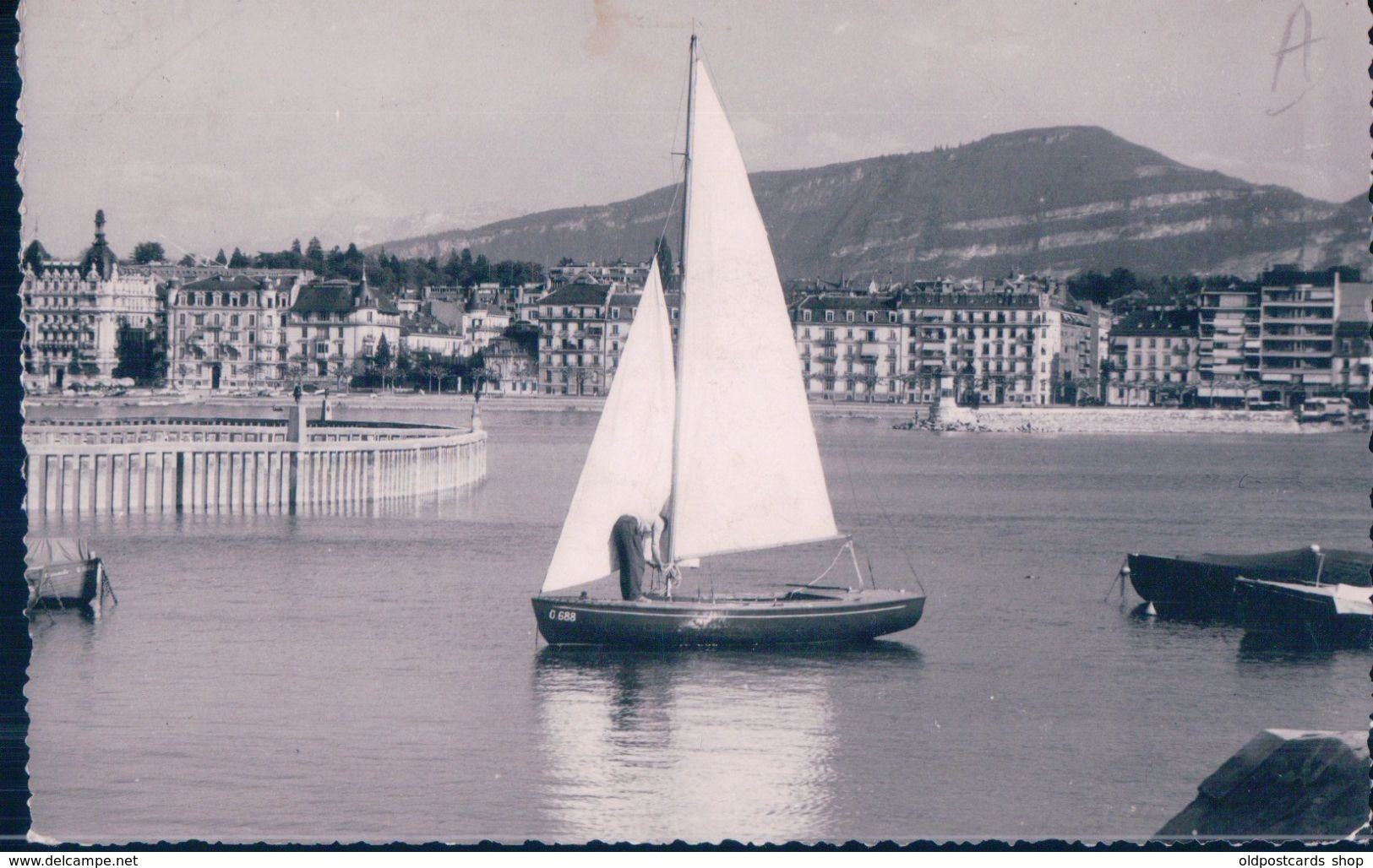 POSTAL SUIZA - LE TOUR DE LAC - GENEVE - R. DROZ - Genève