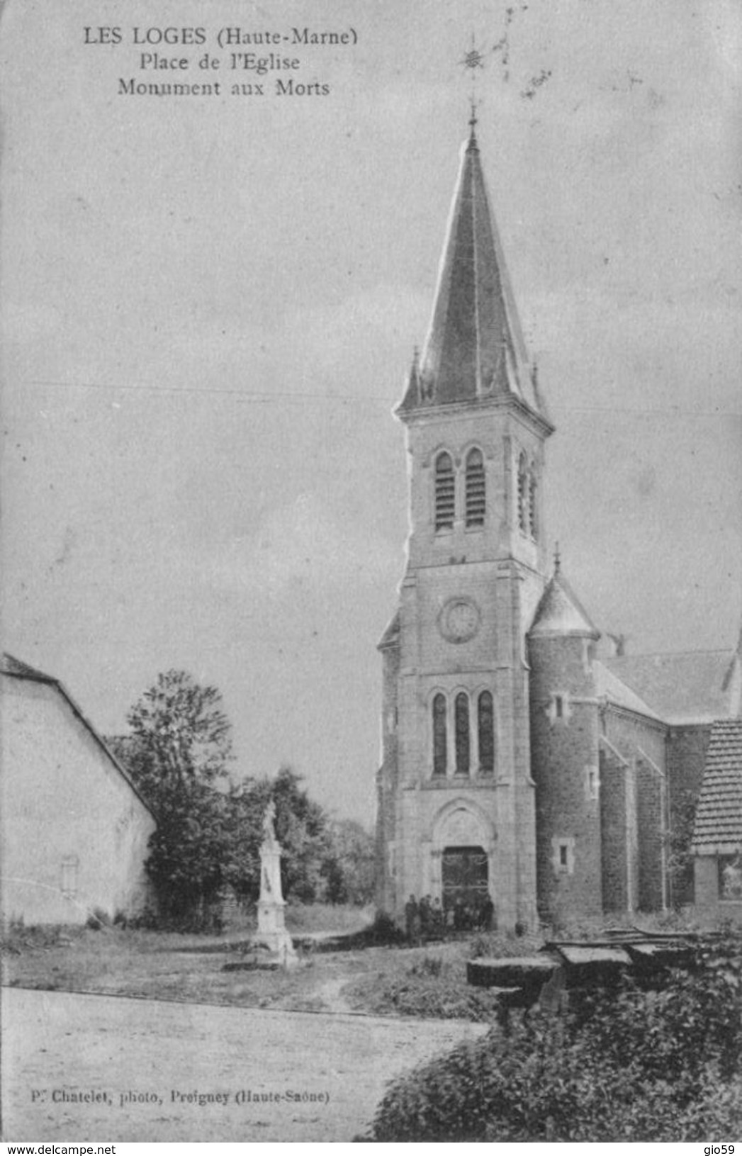 52 LES LOGES / PLACE DE L'EGLISE  / A 76 - Autres & Non Classés